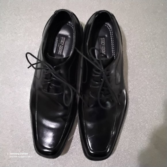 Stacy Adams Men Leather Moc-Toe Bit Slip-On Loafers Sz. 9 Nice Pre-Owned Cond.